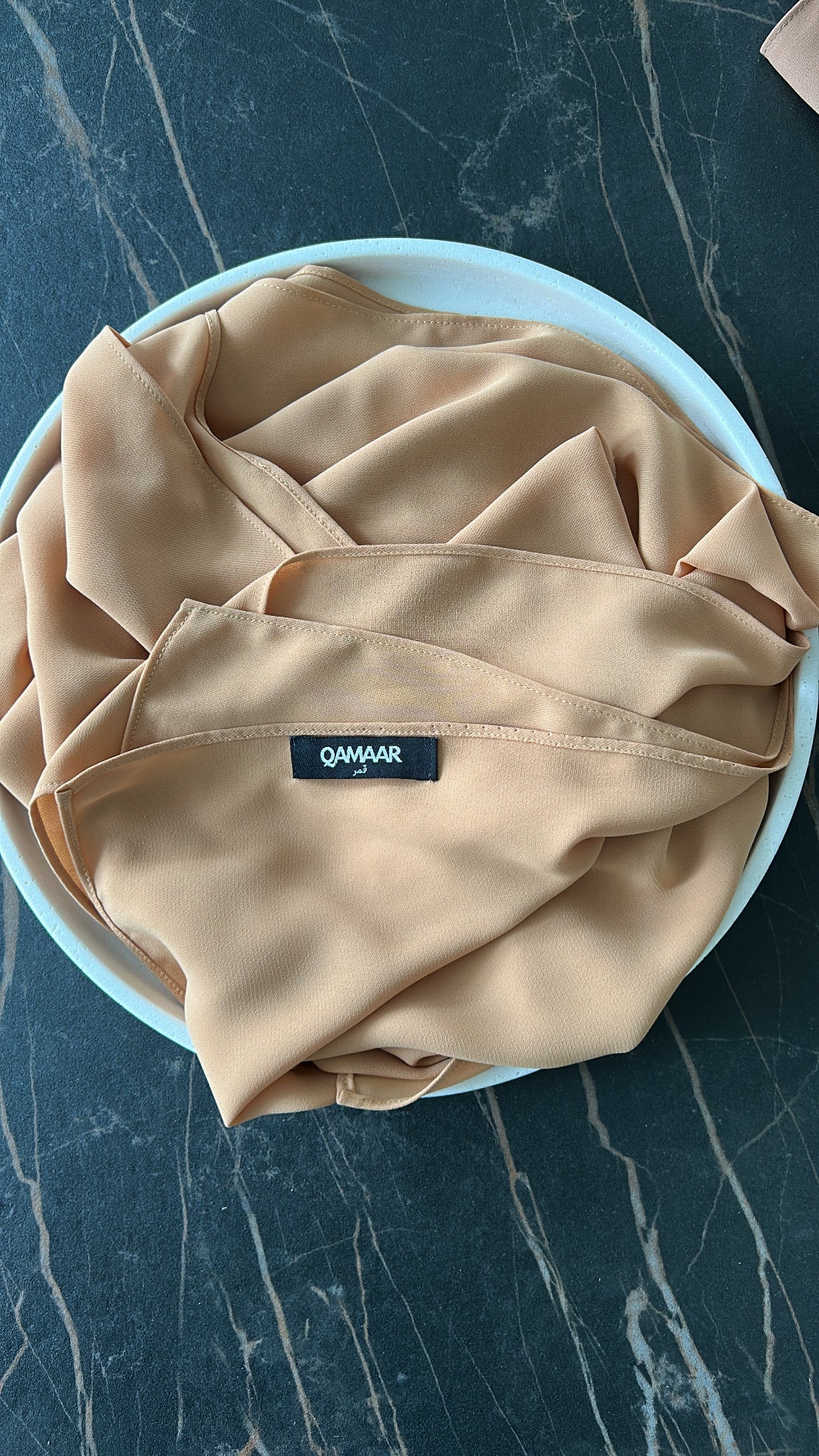 Premium Chiffon Hijab - Camel
