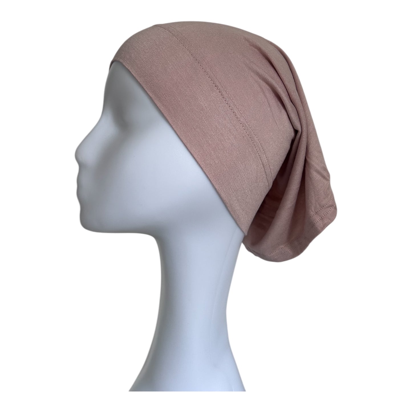 Bamboo Modal Hijab mit Unterkappe - Rosé