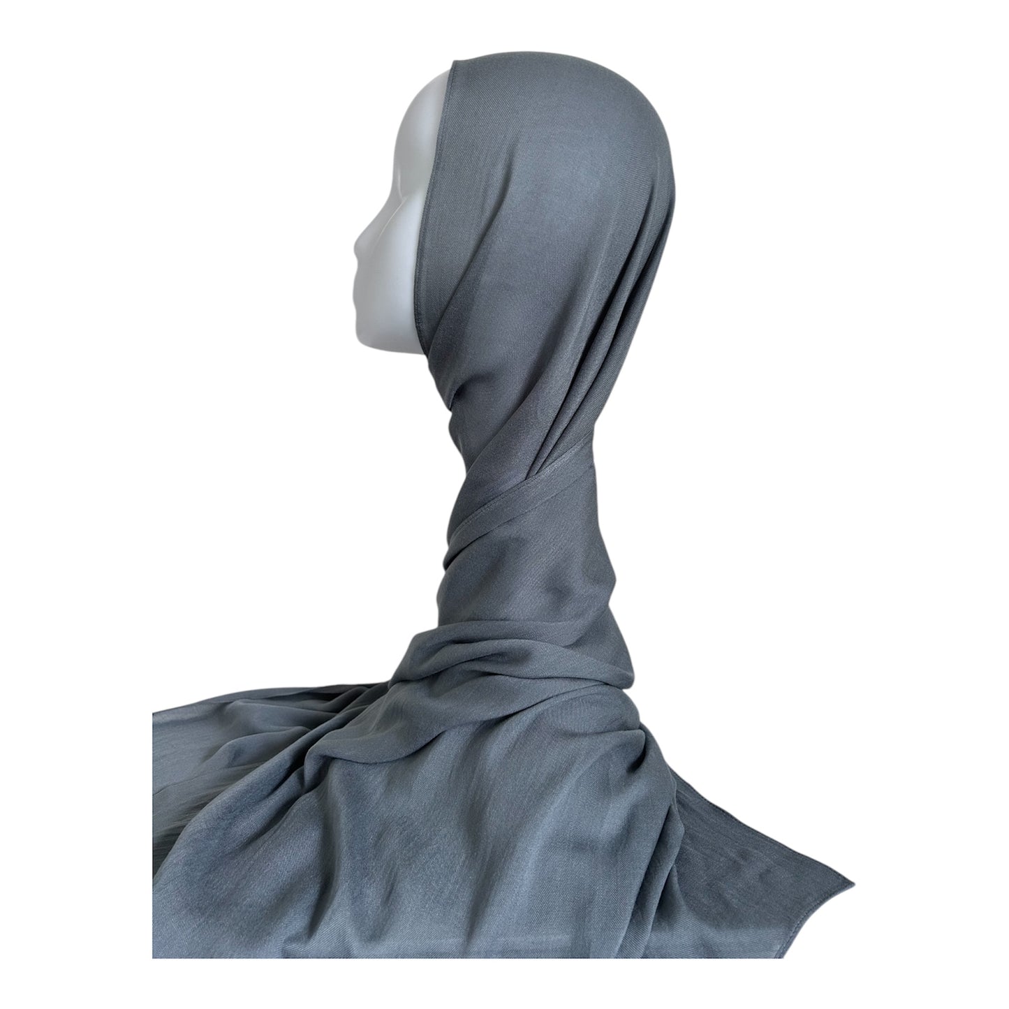 Bamboo Modal Hijab mit Unterkappe - Blue