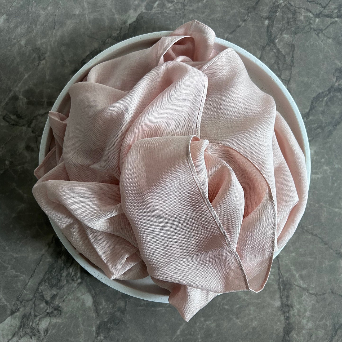 Bamboo Modal Hijab mit Unterkappe - Rosé