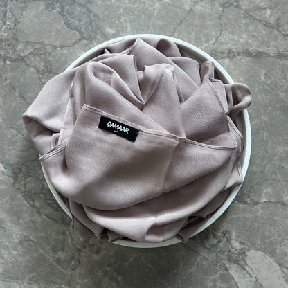 Bamboo Modal Hijab mit Unterkappe - Beige