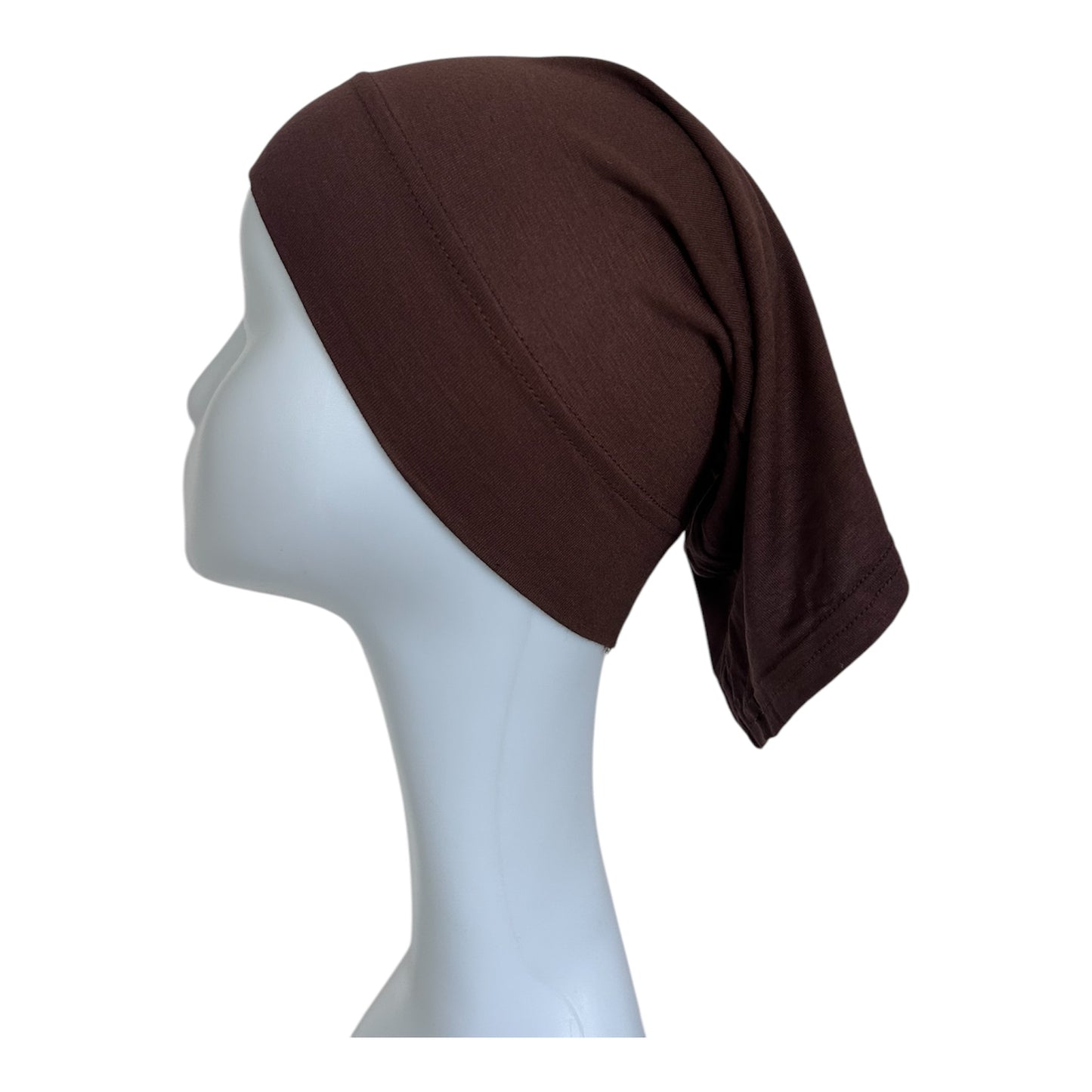 Bamboo Modal Hijab mit Unterkappe - Brown