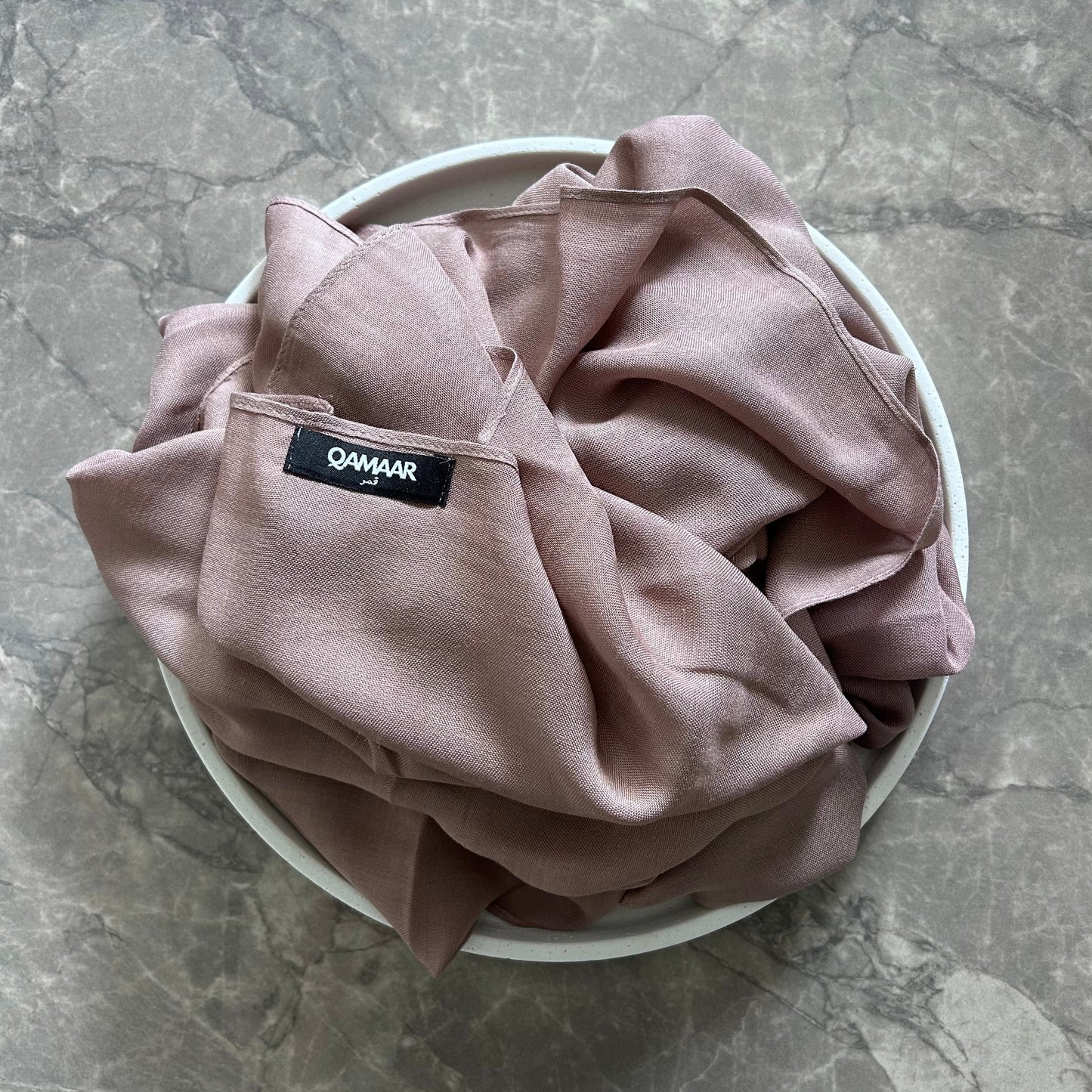 Bamboo Modal Hijab mit Unterkappe - Latte