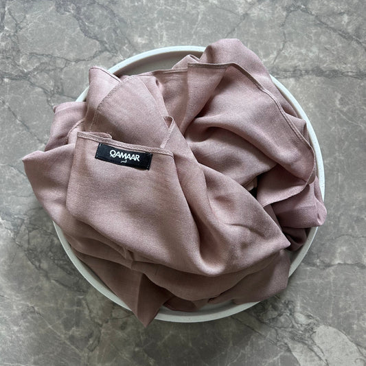 Bamboo Modal Hijab mit Unterkappe - Latte