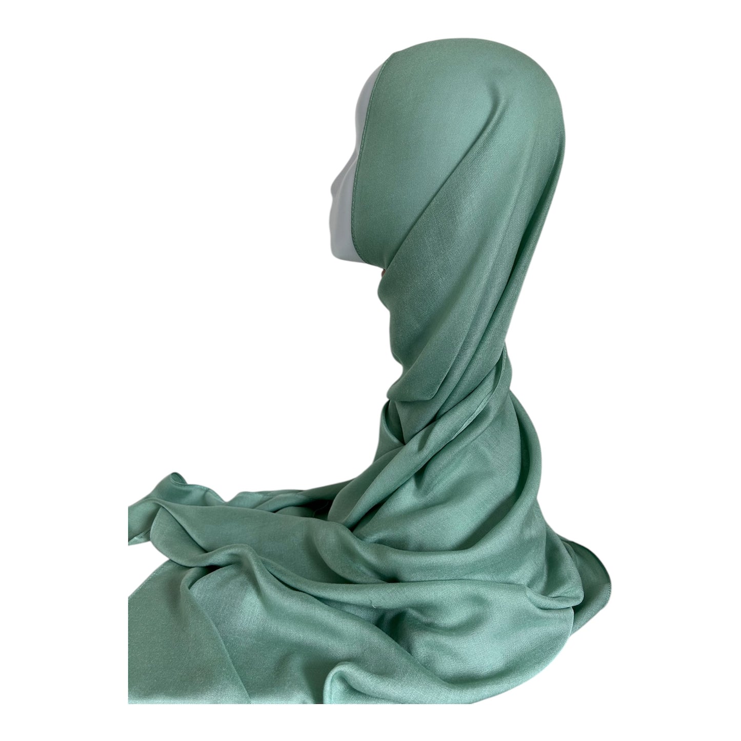 Bamboo Modal Hijab mit Unterkappe - Mint