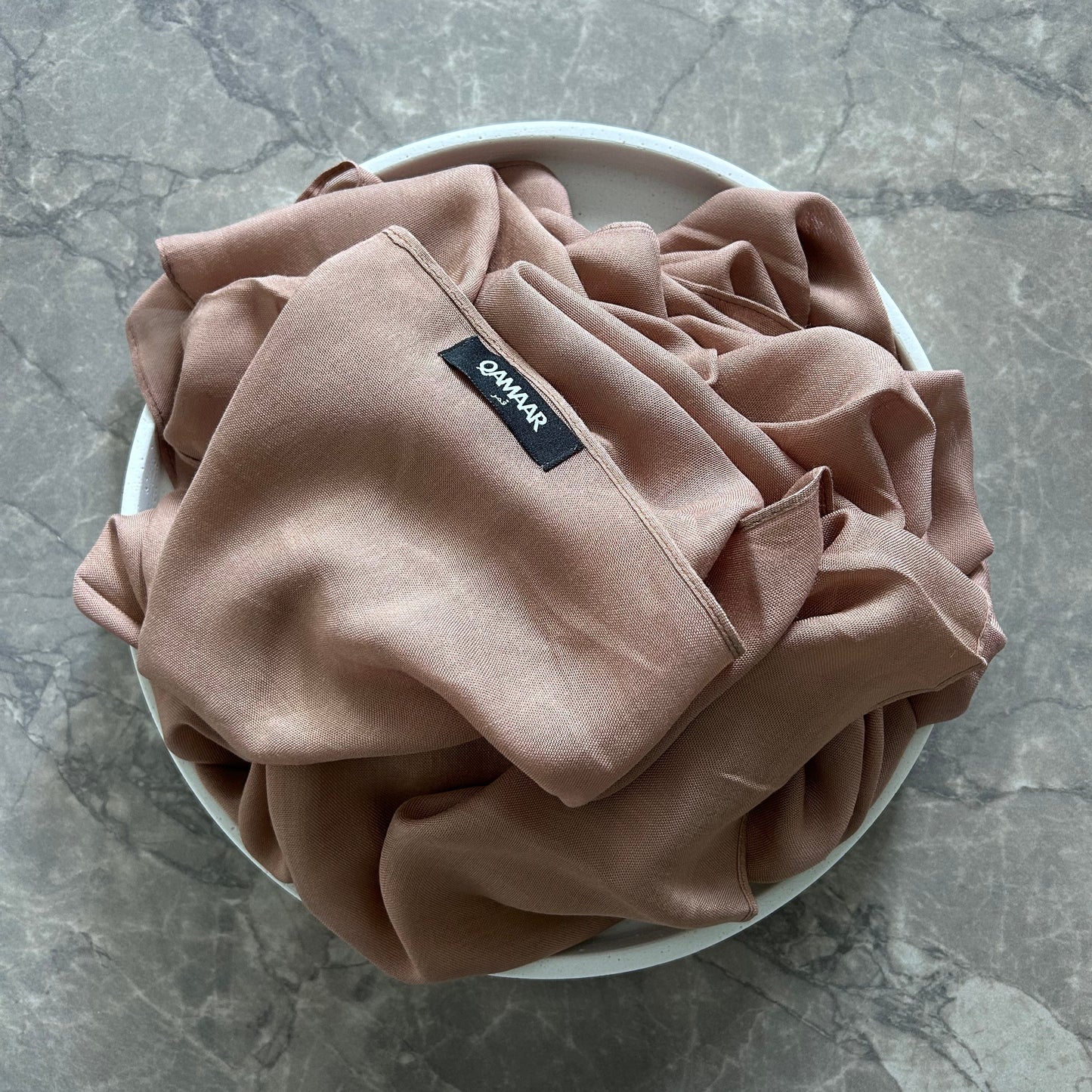 Bamboo Modal Hijab mit Unterkappe - Light Brown