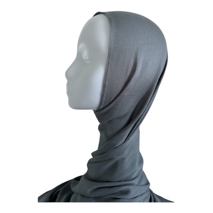 Bamboo Modal Hijab mit Unterkappe - Blue