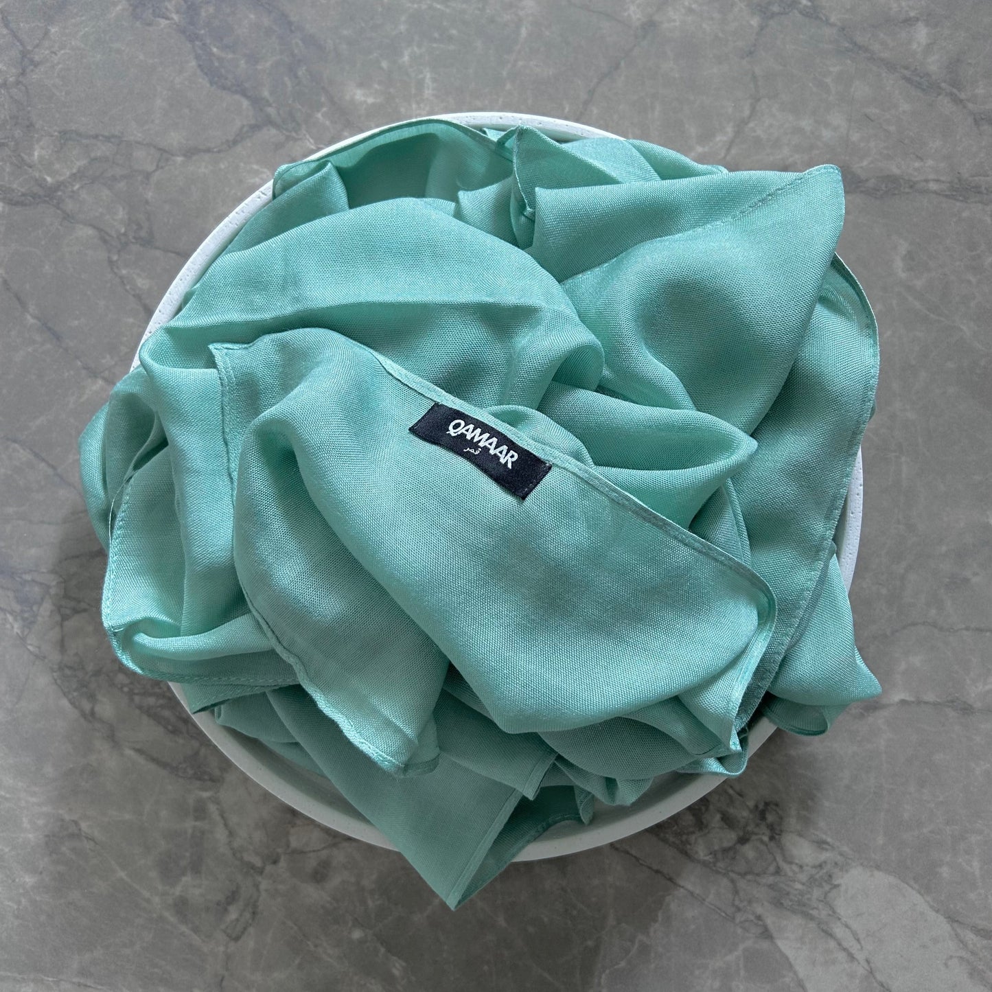 Bamboo Modal Hijab mit Unterkappe - Mint