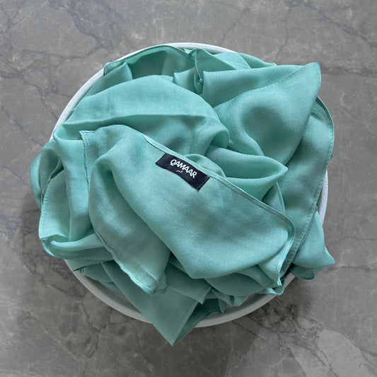 Bamboo Modal Hijab mit Unterkappe - Mint