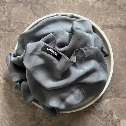 Bamboo Modal Hijab mit Unterkappe - Blue