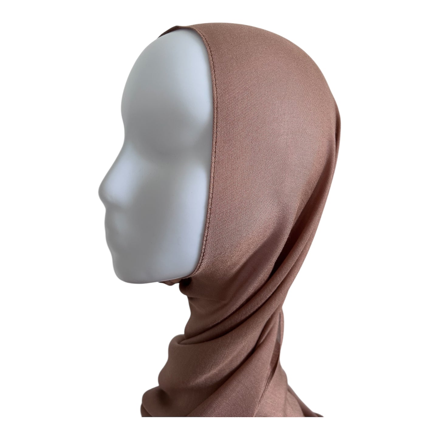 Bamboo Modal Hijab mit Unterkappe - Light Brown