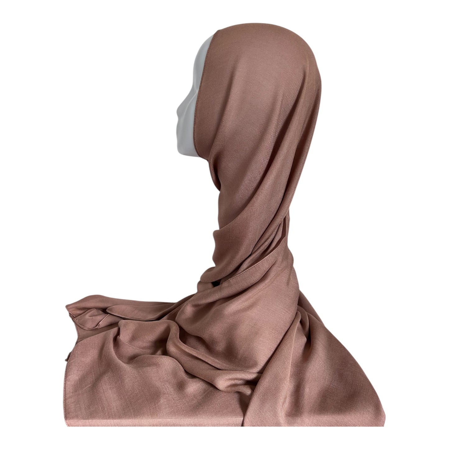 Bamboo Modal Hijab mit Unterkappe - Light Brown