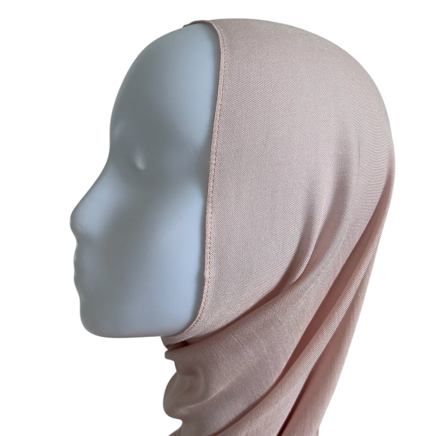 Bamboo Modal Hijab mit Unterkappe - Rosé